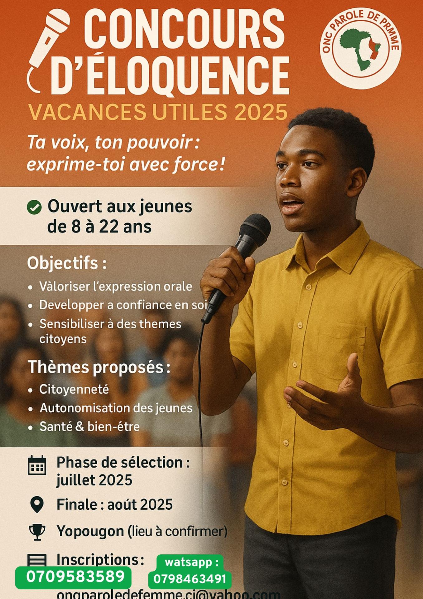Flyer concours eloquence