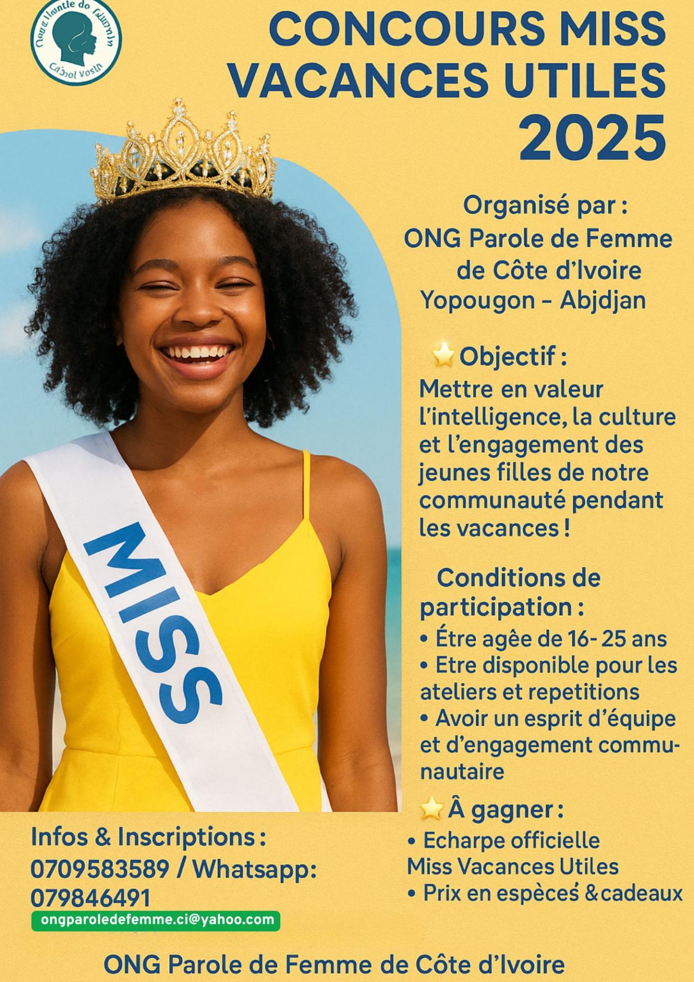 Flyer concours misse 18 a 25