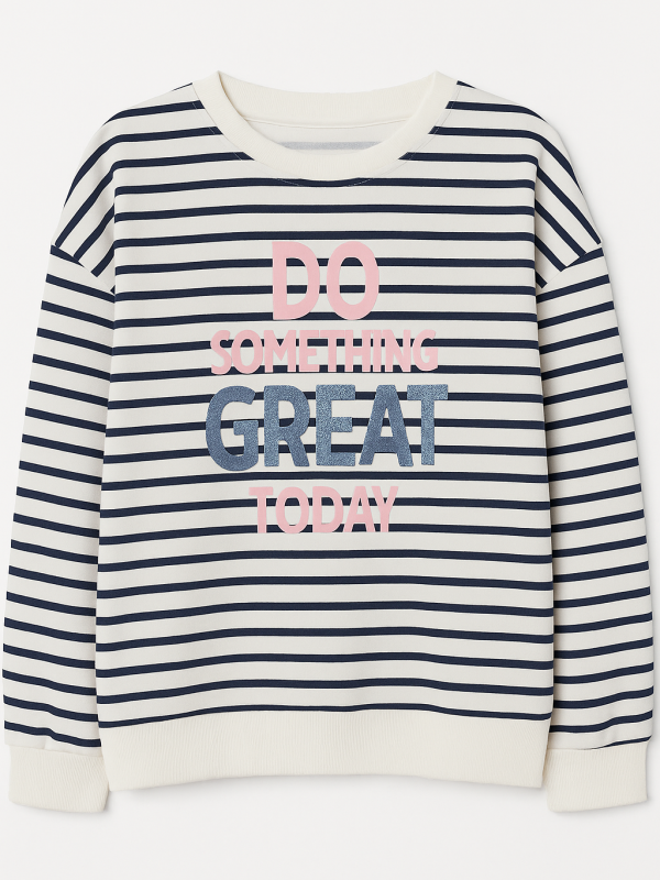 Pull raye enfant